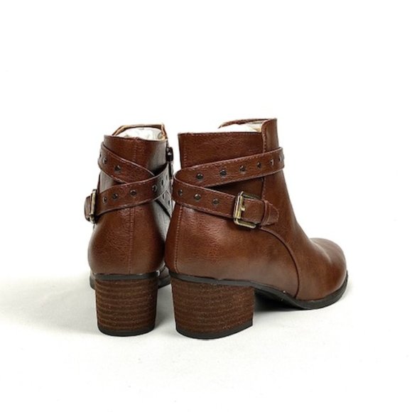 New Soul Naturalizer Carrie Ankle Bootie, Wiskey, 8 - Picture 7 of 12
